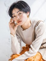 フィルムス 銀座(FILMS) レイヤーカット/デザインカラー/ウェットヘア/オリーブベージュ