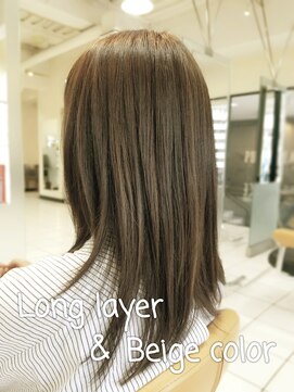 ピュア プレイス ラボ(PURE PLACE LABO) 【PURE PLACE×北島】透明感UPベージュカラー×ロングヘア