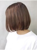 モカブラウン_オリーブカラーハイライトカラー_ba248281