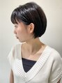フォーク FOLK スッキリ耳掛けボブなら首が細く見えて小顔効果もあります☆