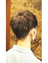 ヒロギンザ 浜松町店(HIRO GINZA)&nbsp;[hiro ginza]ツーブロショートアップバング　浜松町/大門/理容室