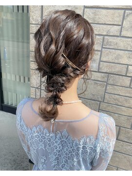 フィオーレ ヘアデザイン(FIORE hair design) 結婚式ヘア 編みおろし