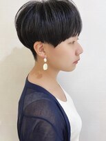 モリオ フロム ロンドン 成増店&nbsp;【morio成増/ムラマツ】大人刈り上げ　黒髪ショートボブ