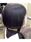 高校生　おしゃれボブ　ストレート