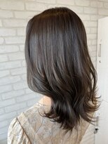 ダブル(W)&nbsp;くびれミディアム×透明感オリーブブラウン