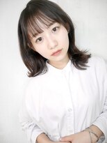 シュシュ(shushu)&nbsp;20代30代40代小顔外ハネ/モカベージュ【有海一生バングあり】