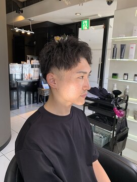 アイズ 海老名(AIZU) ショートアップバングツイストスパイラルパーマ骨格矯正カット