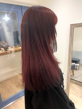 メルト 吉祥寺(melt) ブリーチなしのWカラー/大人ピンク/顔周りレイヤー/