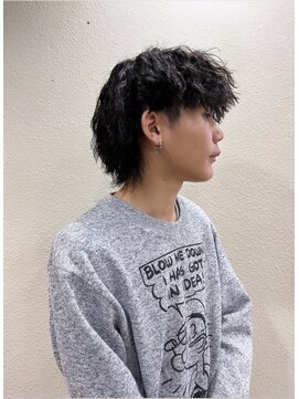 スタイル 茅ケ崎(STYLE) ウルフ/アッシュブラック/カルマパーマ/ベリーショート/茅ヶ崎