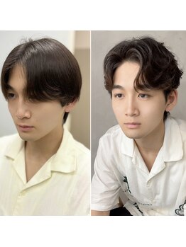 オモチャ(OMOCHA)の写真/《頭皮と眉も整えるプレミアムサービス》メンズの為の身だしなみコースで、魅力・清潔感UP！【大山駅3分】