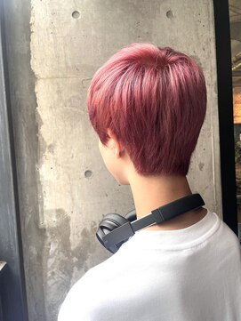 オルヘアサロン(Olu. hair salon) メンズピンクカラー