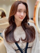 ロンド アンブル 四条烏丸(Lond ambre) 川村利幸 /レイヤー/ワンホンレイヤー/グレージュ