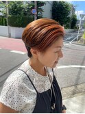 ツーブロックハンサムショート　フェイスフレーミング