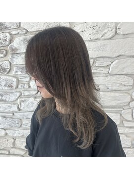 ヘアー ルセロ アット プリム(hair lucero @ prim) グラデーションカラーグレージュ