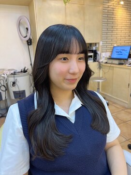 ジョリエス 目白店(Joliesse) 【艶感★韓国前髪】韓国風20代30代大人可愛いカールロング