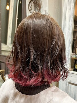 キミ(kimi) 【kimi自由が丘】裾カラー × カシスカラー