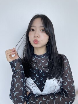 シェル 津山の手店(shel) 顔タイプ診断大人可愛いオルチャンレイヤーカット毛先ワンカール