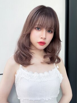 アイティーバイアルバム 松戸店(IT by ALBUM) 似合わせカットメルティカラー姫カットレイヤー_9638