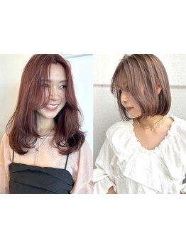 ダメージレスで美しい発色『ケアブリーチ』似合わせカラーで魅力を引き出します♪／インナーカラーもあり