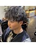 メンズカット＋金メッシュ