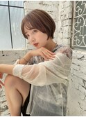 ♪ミニウルフレイヤーカット顔周り前髪韓国ショートボブ/池袋