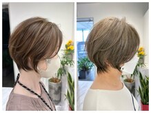 エレ 博多(ere)の雰囲気（ショート×白髪ぼかしは相性◎[博多/縮毛矯正/髪質改善]）