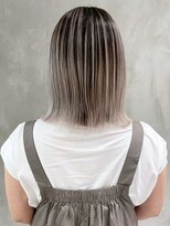 ロング美髪韓国ヘアおくれ毛_ba346631