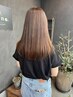 【アミノ酸配合で傷めず自然な仕上がり】縮毛矯正＋カット＋ヘッドスパ