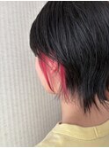 イヤリングカラー　ネオピンク