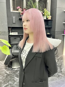 チュダック(ChuDuck) 韓国風《ペールピンク》ハイトーン/ケアブリーチ/ダブルカラー