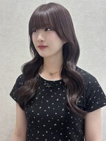 ソア 並木坂(Soa)&nbsp;韓国ヘア/顔周りカット/レイヤーカット/ベージュ/ロング