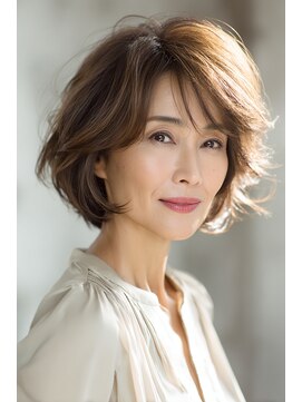 ブロッサム 上尾店(Blossom) 秋色ハイライト白髪染め◎美髪グレージュ小顔カット30代40代