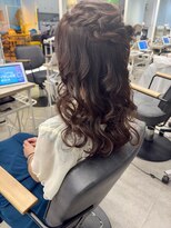 ゼスト 八王子店(ZEST) 編み目が可愛いハーフアップヘアアレンジ!美由紀#八王子