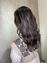 アンダーバーホワイトモデ 河内長野(_WHITE mode)&nbsp;20代30代大人可愛い透明感インナカラーグレージュハイライト