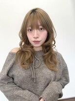 ハピネス クローバー 八木店(Happiness CLOVER)&nbsp;フォワード巻き/ミディアムレイヤー/ベージュカラー