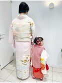 七五三着付けヘアセット