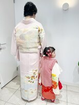 クオーレ ヘアーアンドエステティックサロン(CUORE HAIR ESTHETIC SALON)&nbsp;七五三着付けヘアセット