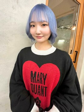 リアン(Lien) ハイブリーチ/ブルーグレー/ボブカット