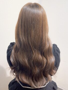 サラジュ 仁川店(SARAJU) 【Wカラー特化】森山担当 ブリーチあり×ヘーゼルベージュ