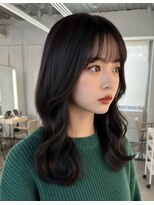 ノイ(neu)&nbsp;やわらか暗髪くびれミディウェーブ