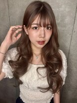 リークフー(Ree cu fuu)&nbsp;夏艶感前髪ワンカールサイドバングくびれ丸みヘア美髪大人美人