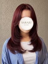 サラジュ 仁川店(SARAJU) 【Wカラー特化】今田担当 ブリーチなし×ボルドー