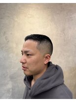 バーバースタジオユー(Barber studio u.) クルーカット×ハイフェード