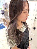 ケンジ 平塚 アネッタ(KENJE annetta)&nbsp;パープルブラウン×イヤリングカラー