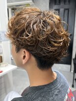 アウラ 近鉄八尾駅前店(Aura) ラウンドマッシュ/シャドウパーマ/ベージュブラウン/近鉄八尾