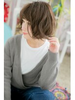 ヘアアンドビューティー ミック(Hair & Beauty miq)&nbsp;くせ毛風カールガーリーボブa