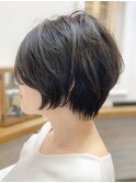 ハンサムショート x 耳かけ x 大人ショート