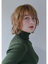 アトリエイトワ(atelier ittowa)&nbsp;小顔＆美髪ひし形シルエット前髪パーマ斜めバングイメチェン103