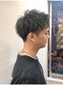 アップバングショート