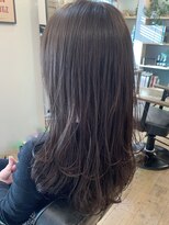 ロータス ヘアデザイン(LOTUS hair design.) モノトーンベージュ×ロングレイヤー